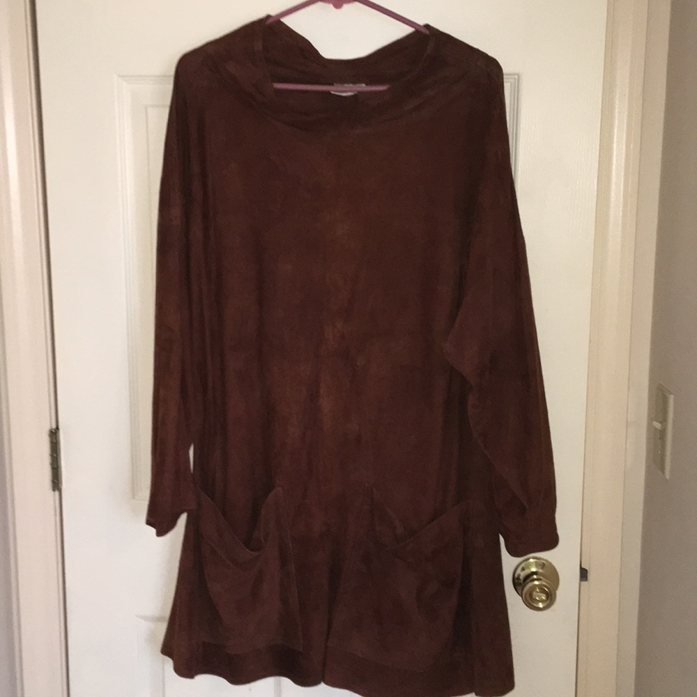 Vintage suede tunic from London